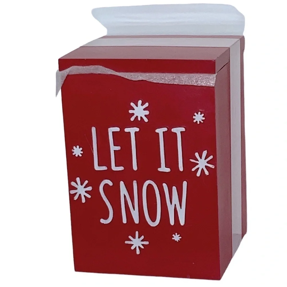 Wondershop Bath Christmas Accessory Set Soap Dispenser and Canister 2 Piece Set